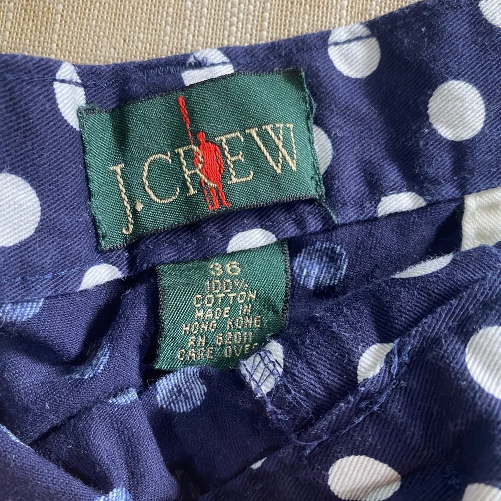 Vintage J.Crew polka dot high waist shorts - Picture 6 of 6